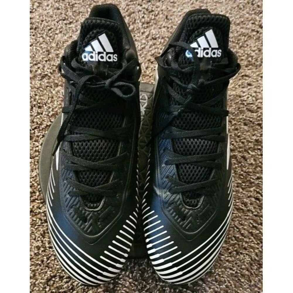 Adidas Bounce Freak MD 20 Men’s Football Cleats Size 12 EF3484 Black White